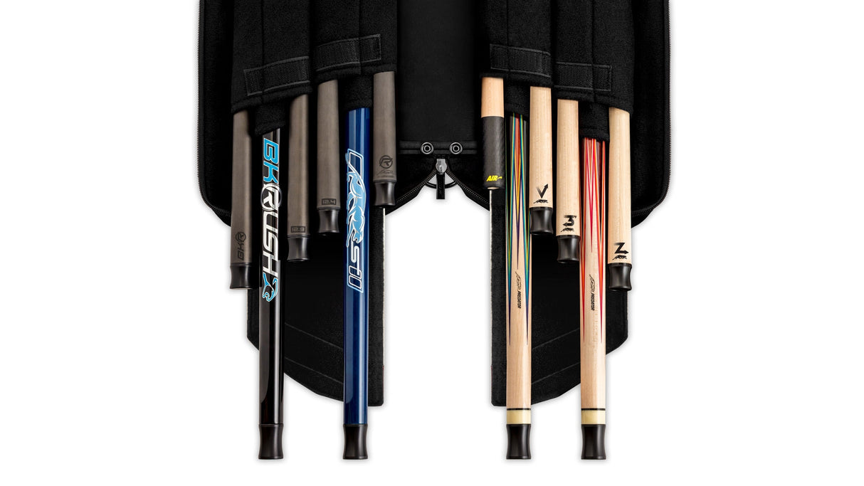 Predator Roadline Black/Beige Soft Pool Cue Case - 4 Butts x 8 Shafts