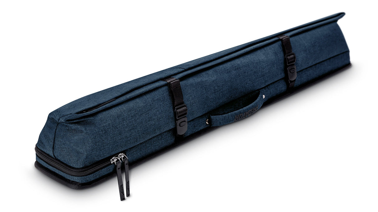 Predator Urbain Blue Hard Pool Cue Case - 2 Butts x 4 Shafts