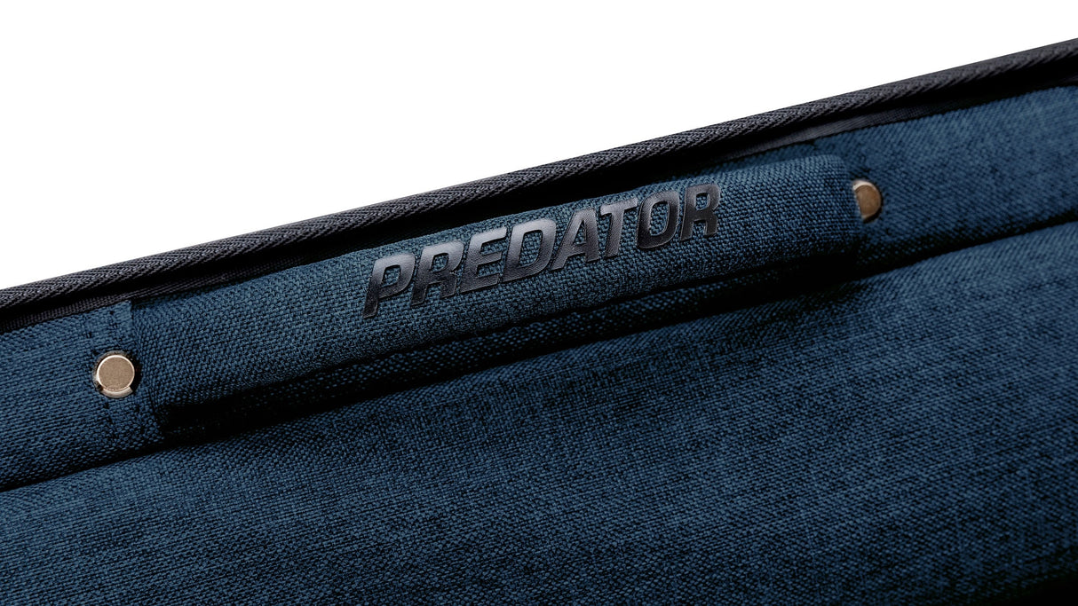 Predator Urbain Blue Hard Pool Cue Case - 2 Butts x 4 Shafts