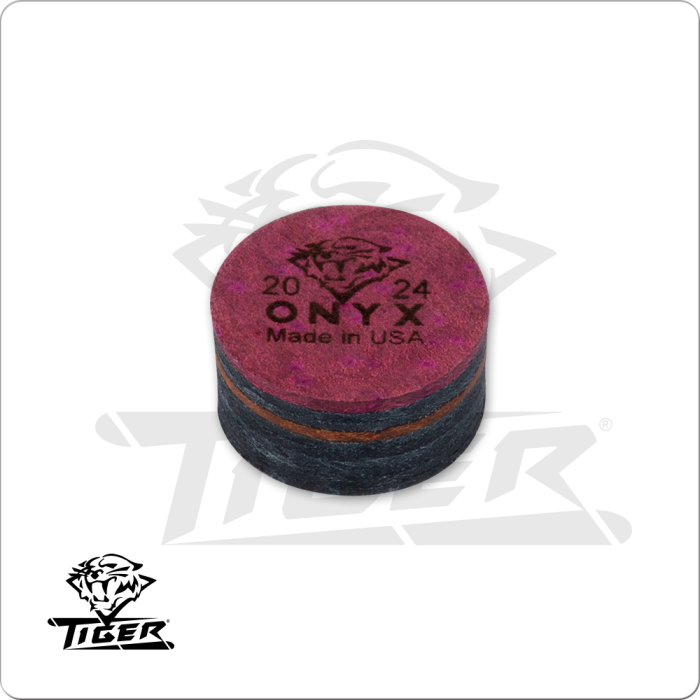 Tiger Onyx Laminated Cue Tip--Single