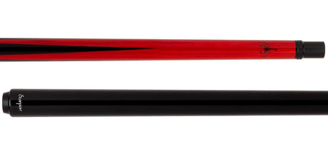Scorpion Carbon Fiber Sneaky Pete Pool Cue - Red